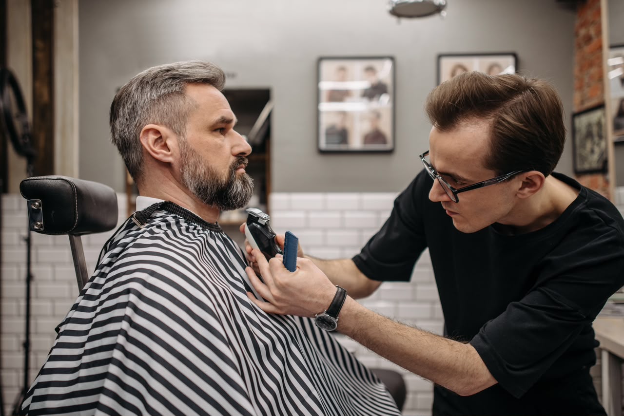 Fade haircut