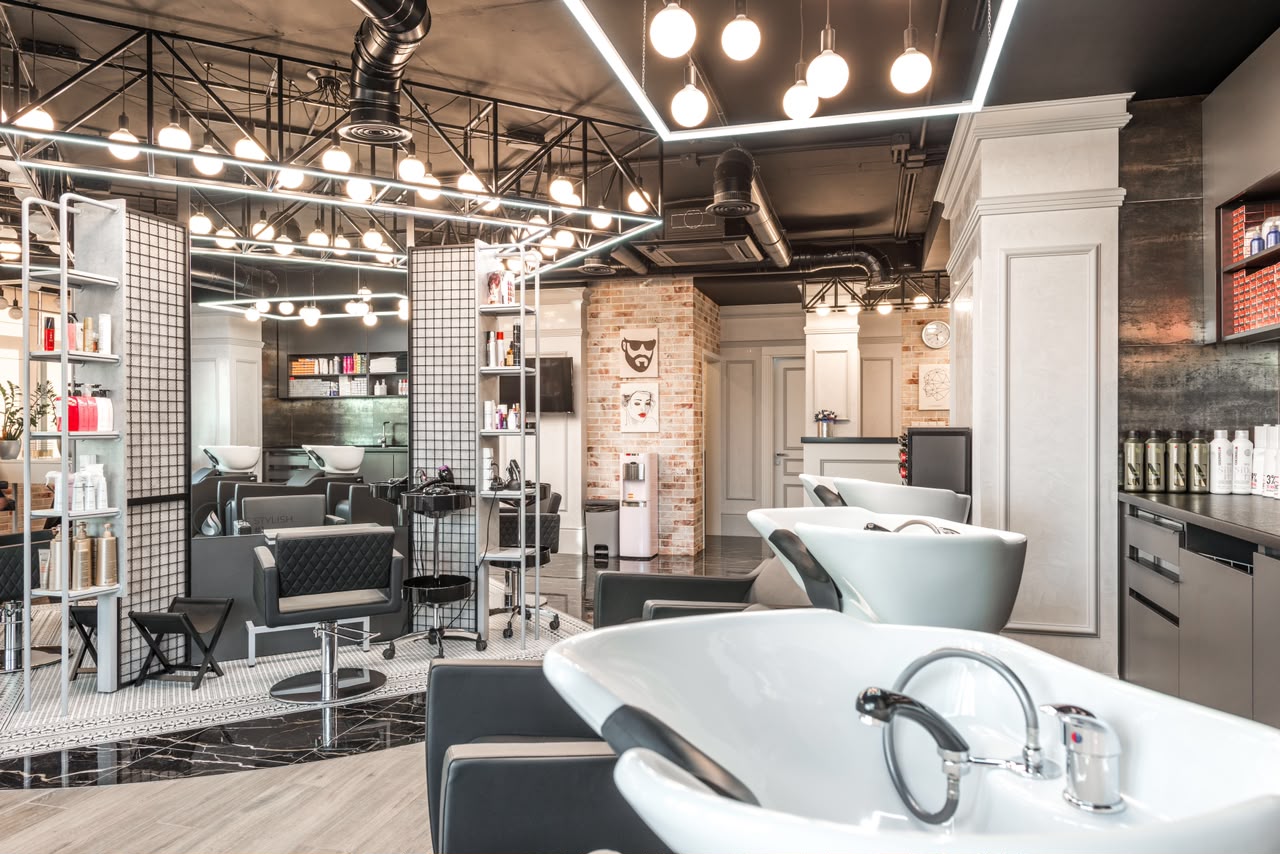 Modern salon